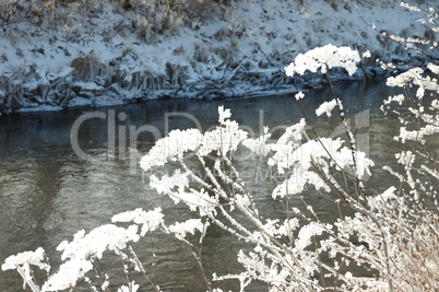 Winterlandschaft im Sonnenschein