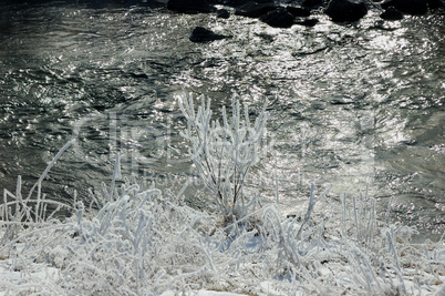 Winterlandschaft im Sonnenschein