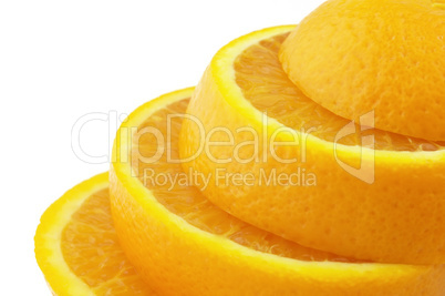 Cut orange