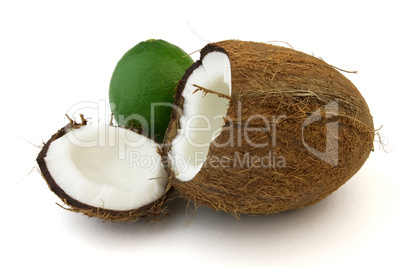 Ripe lime and sweet coconut