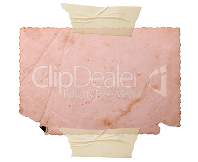 Vintage photo isolated on white background Vintage photo isolated on white background
