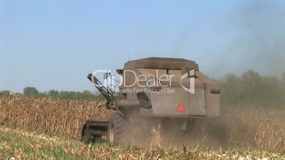 Combine Harvesting Corn 07