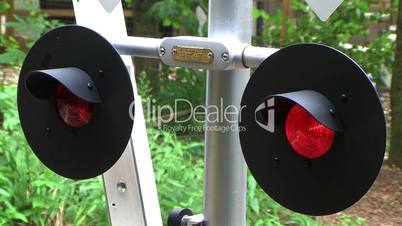 Flashing Railroad Crossing Signal