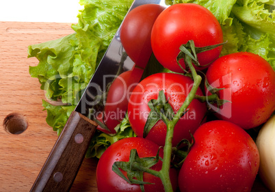 tomato and salad
