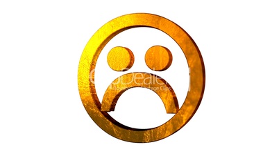 Trauriges Smiley