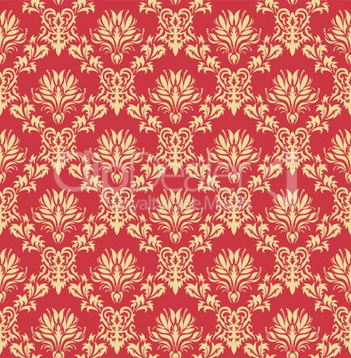 seamless damask pattern