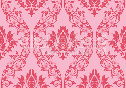 seamless damask pattern