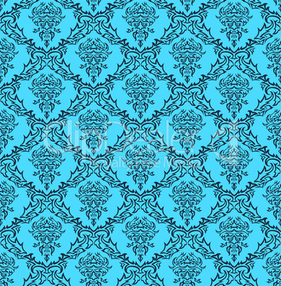 seamless damask pattern