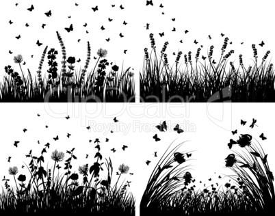 meadow silhouettes