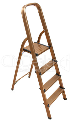 Stepladder isolated