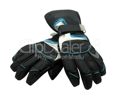Pair of ski gloves