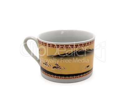 Cup on white background