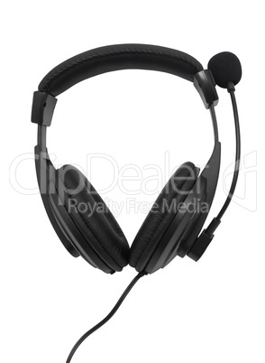 Black headphones