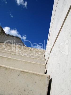 beton Treppe nach oben