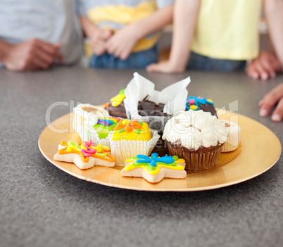 Close-up of handmade cookies