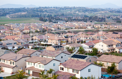 Neighborhood Roof Tops View