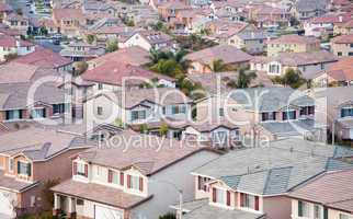 Neighborhood Roof Tops View