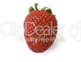 Fresh and tasty strawberries isolated on white background