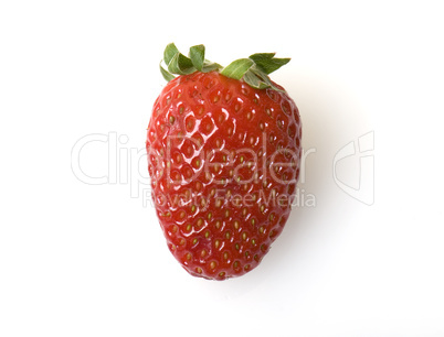 Fresh and tasty strawberries isolated on white background