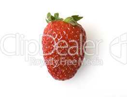 Fresh and tasty strawberries isolated on white background