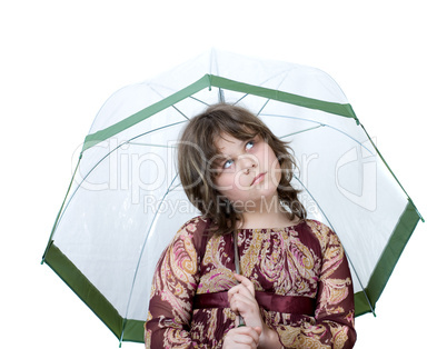 girl with parasol