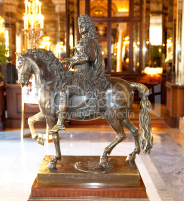 a monument to louie xv, hotel de Paris, Monte-Carlo, Monaco