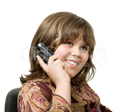 girl talking by phone girl talking by phone