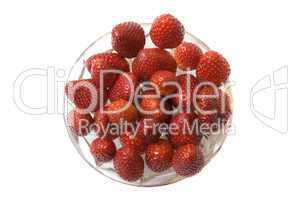 Fresh and tasty strawberries isolated on white background