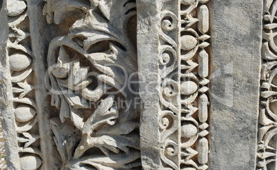 Detail from antique architecture in Myra