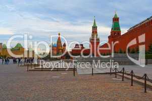 Red Square, Kremlin And Spasskaja Tower, Moscow, Russia