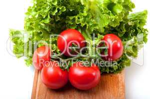 tomato and salad