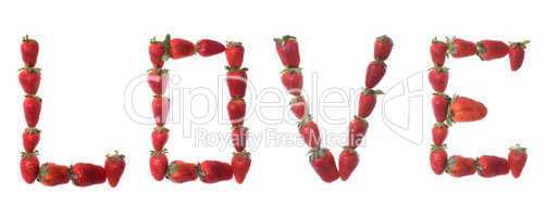 Fresh and tasty strawberry  love caption