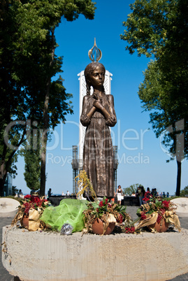 Starvation victims memorial in Kyiv, Ukraine