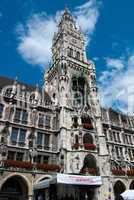 Munich town hall main tower, Bavaria, Germany
