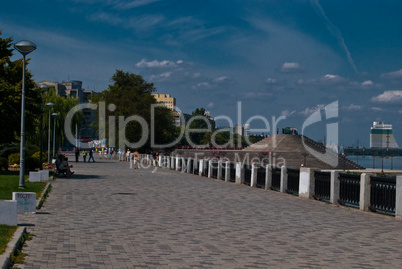 Embankment in Dniepropetrovsk, Ukraine