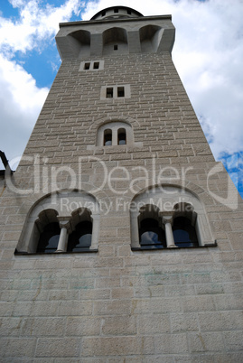 Guard tower of Neuschwanstein castle