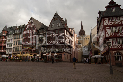 Market square in Frankfurt old town