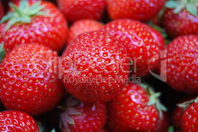 Strawberrys close up