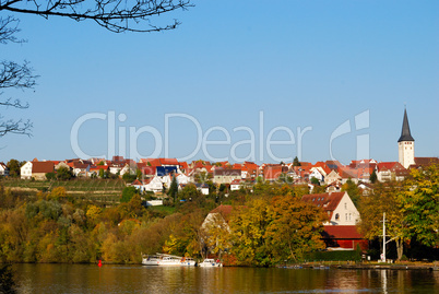 Freiberg am Nekar and Nekar river