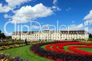 Royal palace and palace garden. Ludwigsburg, South Germany