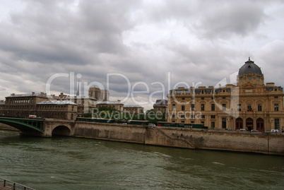 Seine river and bridge