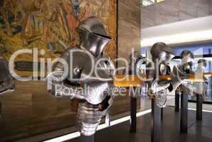 Medieval knights plate armour set