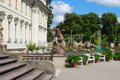 Royal garden and statues. Ludwigsburg, South Germany