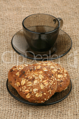 Tasty cookies and coffee pair