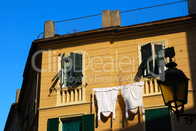 Italian feature - drying laundry