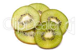 Kiwi on a white background