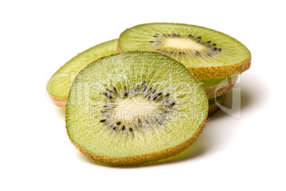 Kiwi on a white background