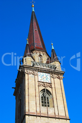 Clock tower of Radolfzell church