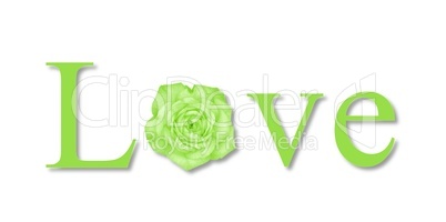 Love Flower Green