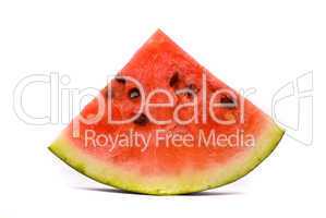 Slice of water-melon on a white background